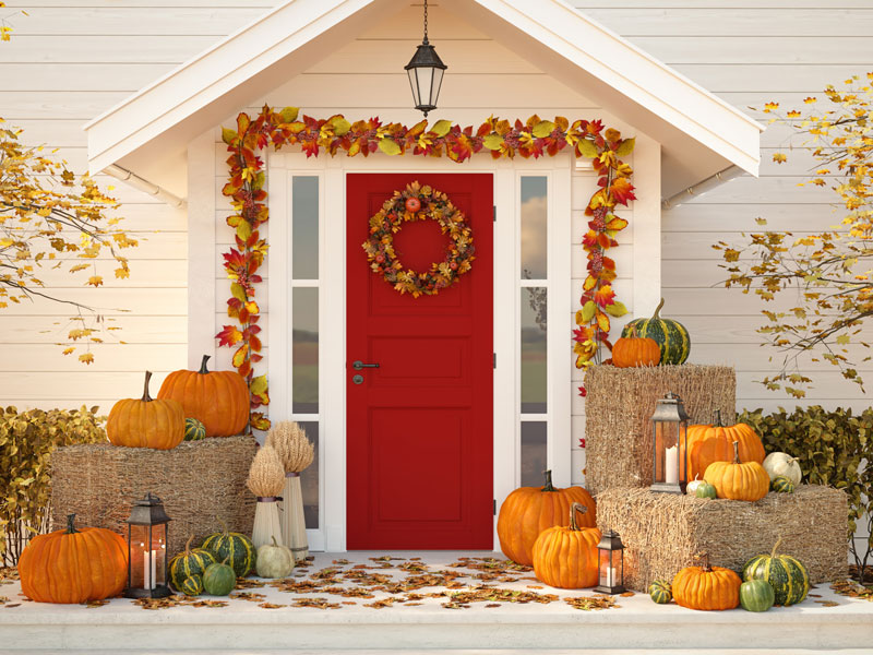 Fall Décor service by Midgard Mowing
