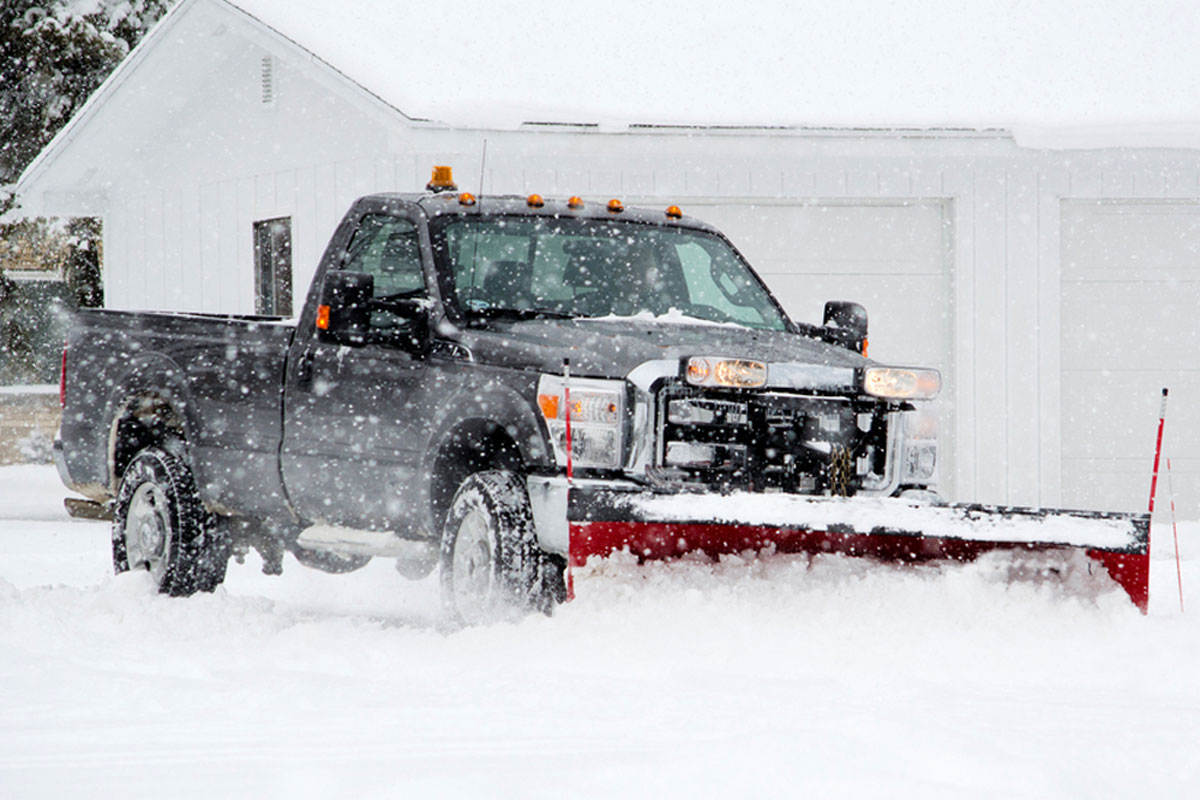 Snow Removal service by Midgard Mowing